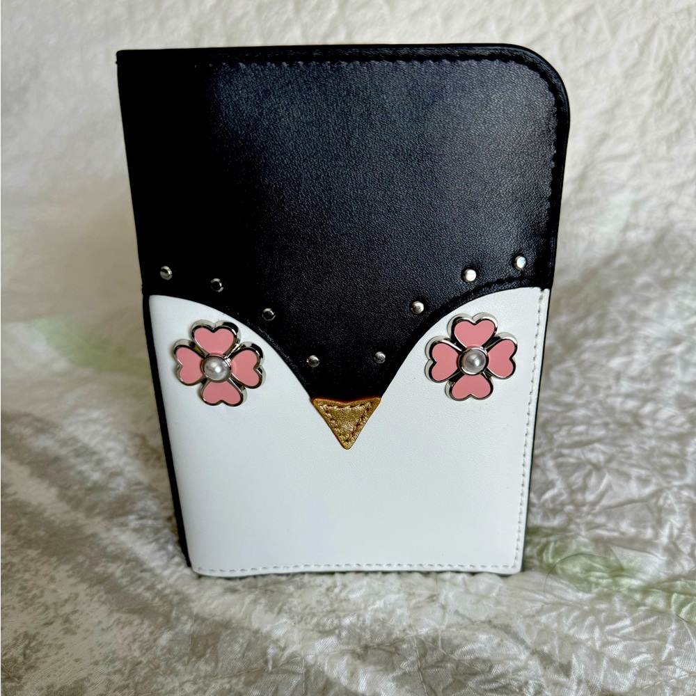 Kate Spade Frosty Penguin Passport Holder